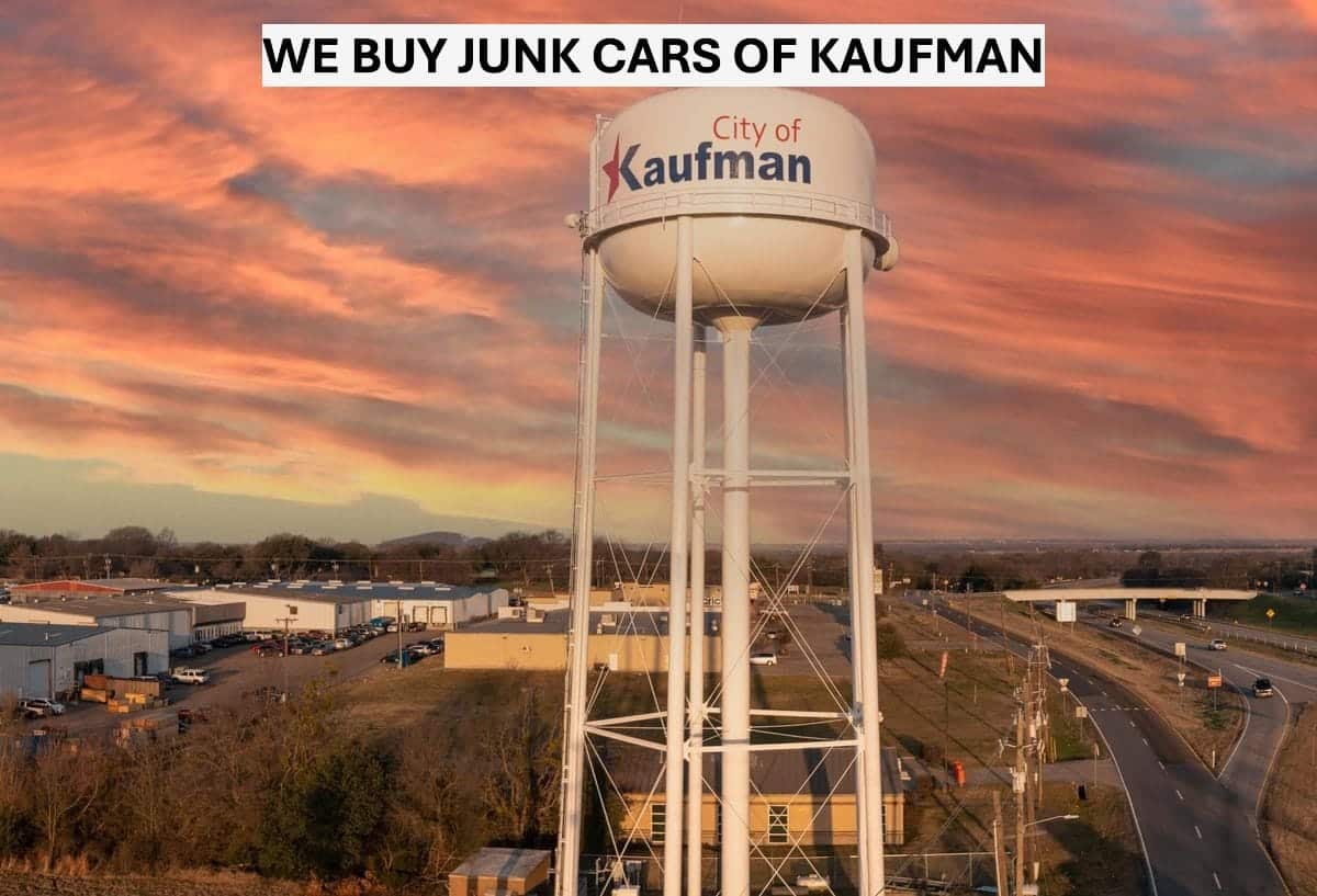 How to sell your junk car fast kaufman county tx - DFW CASH FOR JUNK CARS, IMAGE SHOWING THE KAUFMAN WATERTOWER