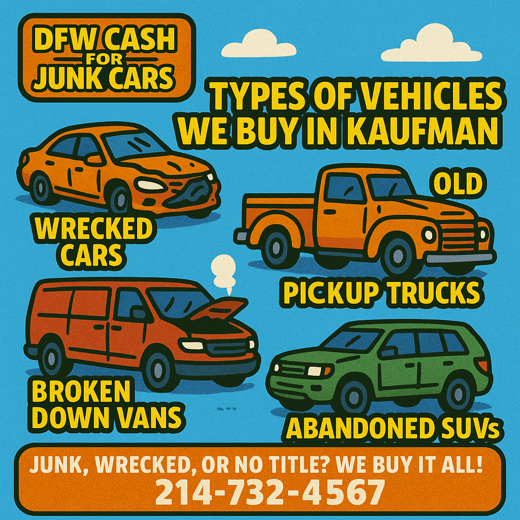 Why choose DFW cash for junk cars in royce city tx - We pay top dollar for junk cars in DFW and East texas