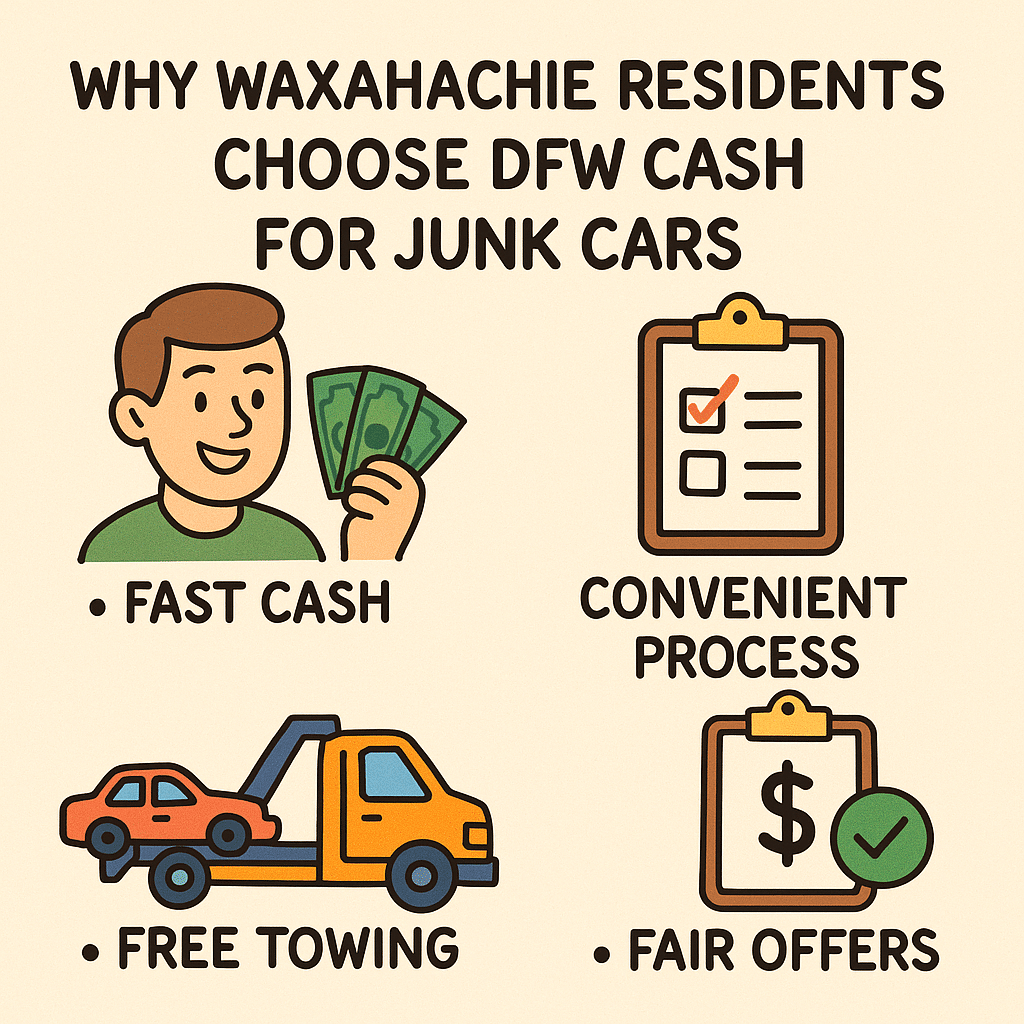 Why choose DFW cash for junk cars in royce city tx - We pay top dollar for junk cars in DFW and East texas