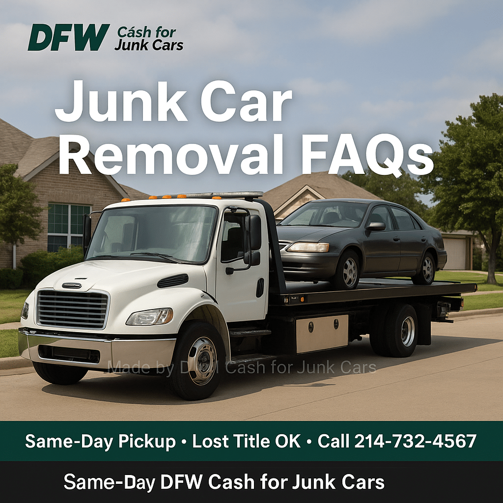 Why choose DFW cash for junk cars in royce city tx - We pay top dollar for junk cars in DFW and East texas